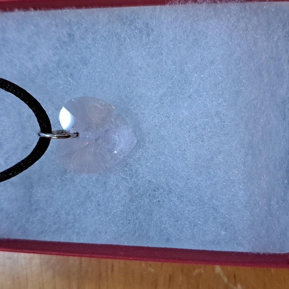 Tenderlight Blossom Crystal Heart Necklace